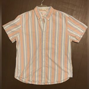 Mens J. Crew Broken-In Organic Cotton Oxford L